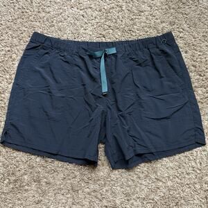 REI Trailmade Amphib Shorts Nylon Ripstop 5” Inseam Men’s Size XXL Navy Blue